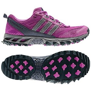 Womens Adidas Kanadia TR 5 Trail Running Shoes Vivid Pink / Tech Grey / Sky Q22384 Size 9 from Adidas